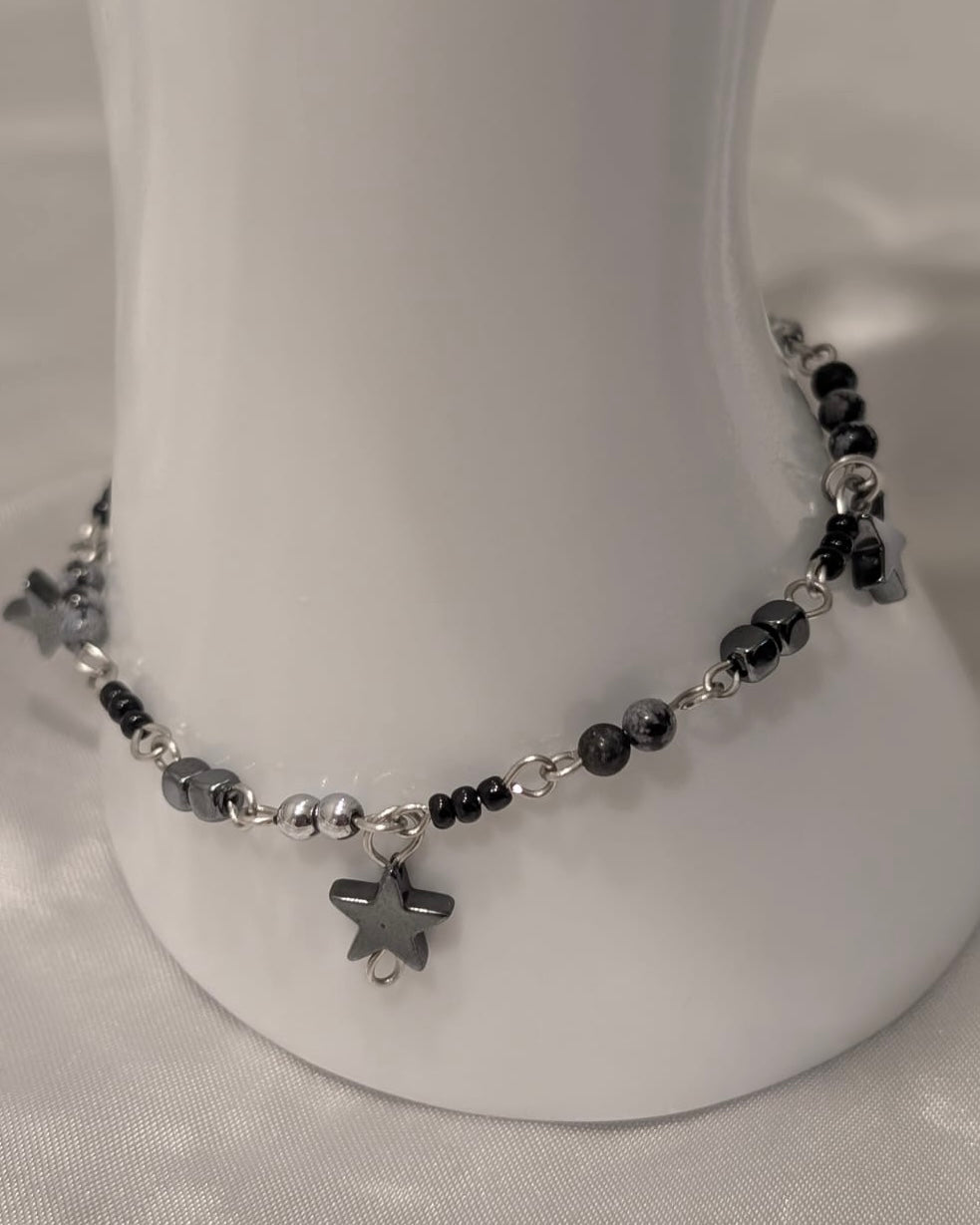 Charm Bracelet in Black